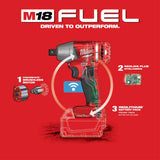 Milwaukee 2869-20 M18 FUEL 1 in. D-Handle Ext Anvil High Torque Impact Wrench w/ ONE-KEY - 7