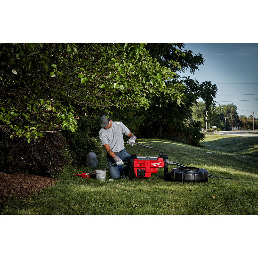 Milwaukee 2871A-22 M18 FUEL SEWER SECTIONAL MACHINE W/ CABLE DRIVE - 3