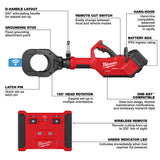 Milwaukee 2875R-21 M18 FORCE LOGIC 5" Underground Cable Cutter w/ Wireless Remote - 6