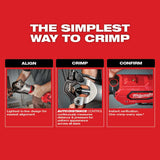 Milwaukee 2877-20 M18 FORCE LOGIC 750 MCM Dieless Crimper Bare Tool - 6