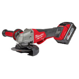 Milwaukee 2882-22 M18 FUEL™ 4-1/2" / 5" Braking Grinder w/ ONE-KEY™  Paddle Switch, No-Lock Kit - 10