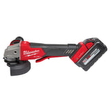 Milwaukee 2882-22 M18 FUEL™ 4-1/2" / 5" Braking Grinder w/ ONE-KEY™  Paddle Switch, No-Lock Kit - 5