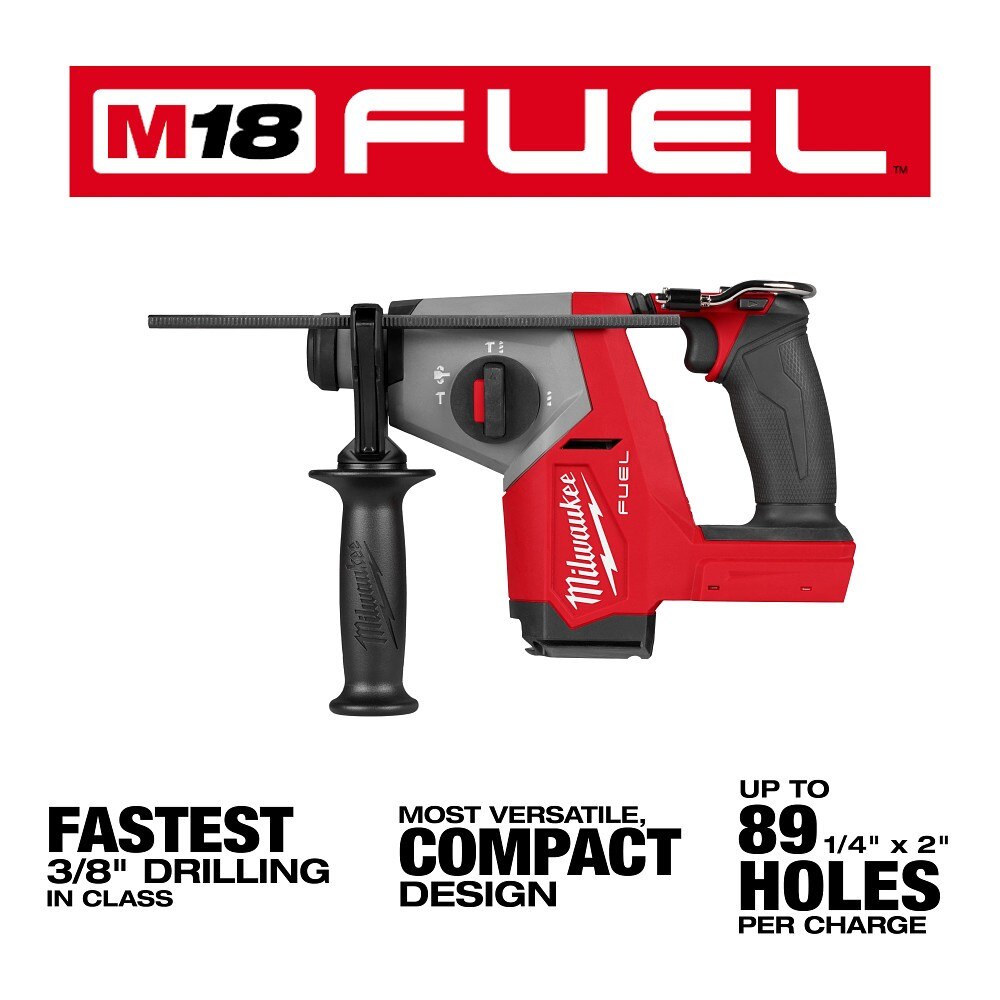 Milwaukee 2908-20 M18 FUEL 5/8" SDS Plus Rotary Hammer - 3