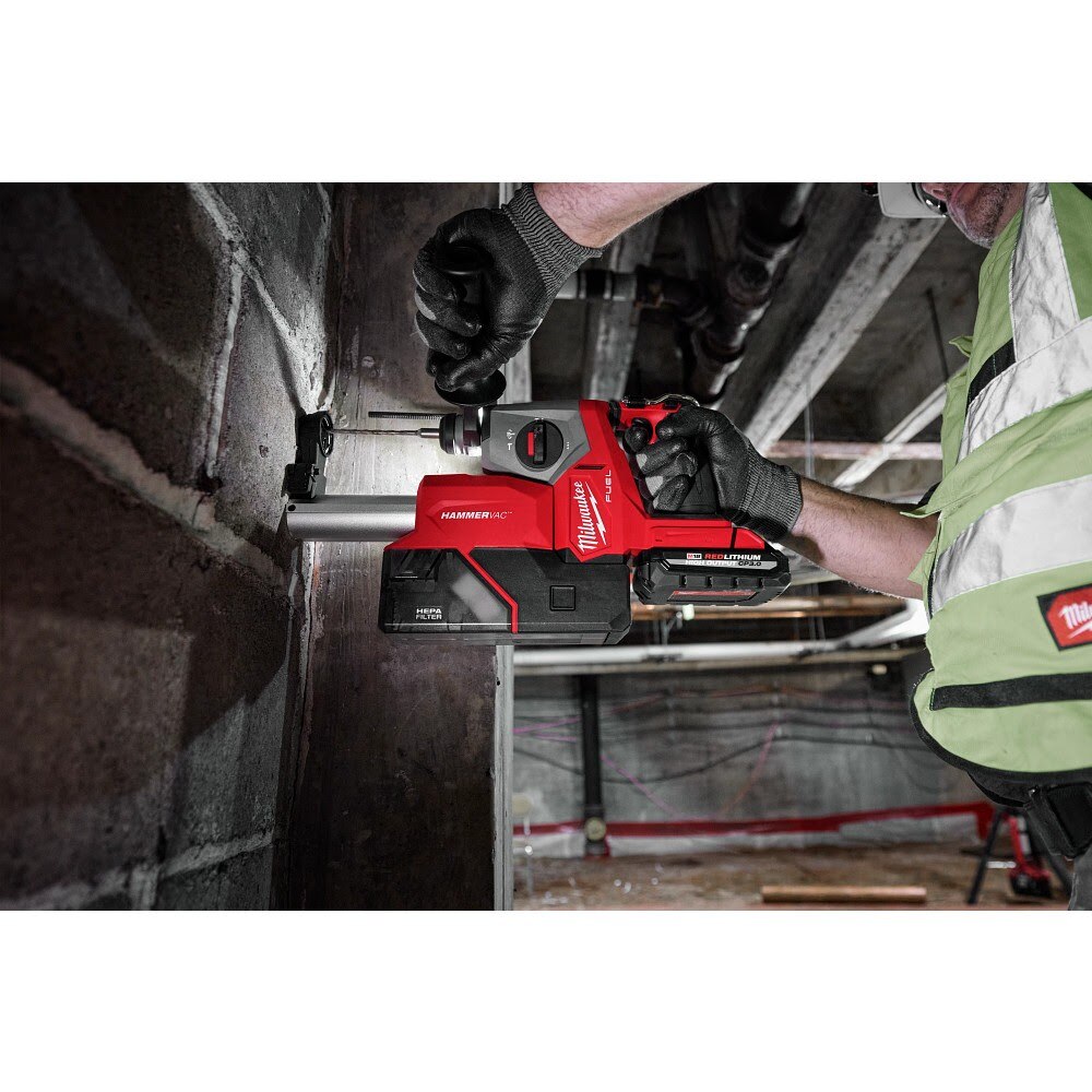 Milwaukee 2908-DE M18 FUEL HAMMERVAC 5/8" Dedicated Dust Extractor - 5