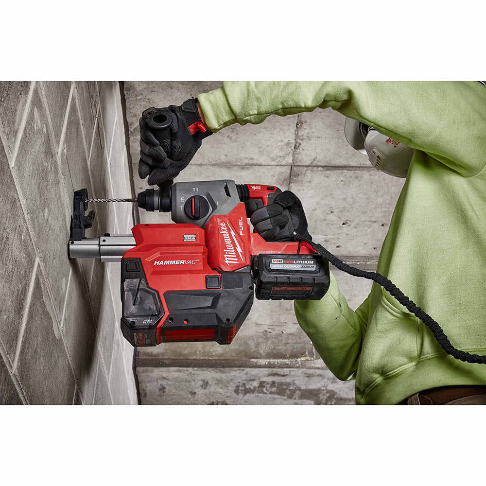Milwaukee 2914-22DE M18 FUEL™ 1" SDS Plus Rotary Hammer w/ ONE-KEY™ Dust Extractor Kit - 5