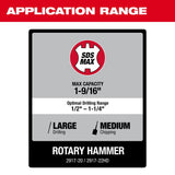 Milwaukee 2917-20 M18 FUEL 1-9/16" SDS Max Rotary Hammer with ONE-KEY - 6