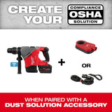 Milwaukee 2917-22HD M18 FUEL 1-9/16" SDS Max Rotary Hammer Kit with ONE KEY (2 Batteries, Charger) - 9