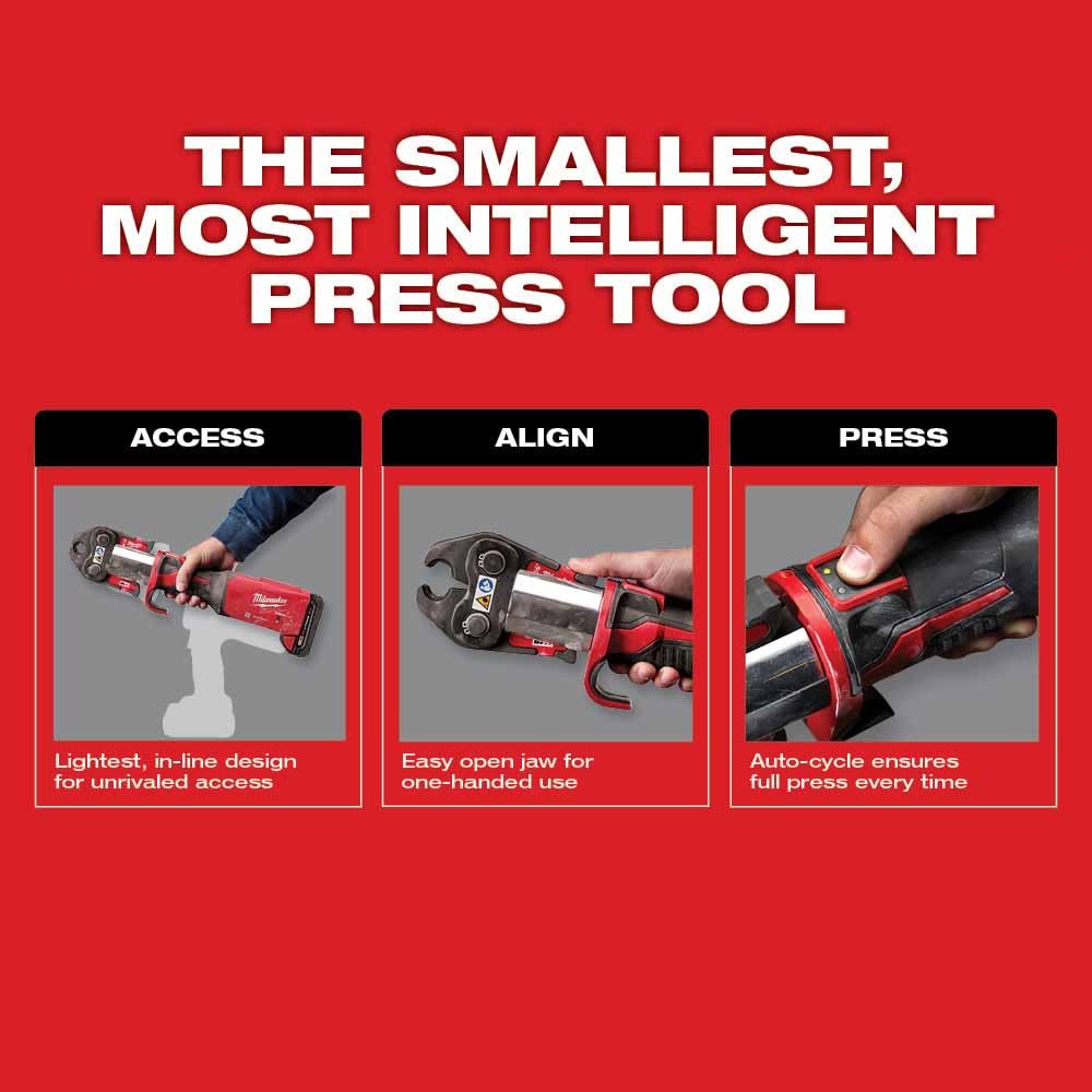 Milwaukee 2922-82 M18 FORCE LOGIC Press Tool w/ One-Key (Reconditioned) - 7