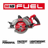 Milwaukee 2930-21HD M18 FUEL 7-1/4" Rear Handle Circular Saw Kit with 12.0Ah Battery/Rapid Charger - 4