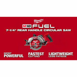 Milwaukee 2930-21HD M18 FUEL 7-1/4" Rear Handle Circular Saw Kit with 12.0Ah Battery/Rapid Charger - 6