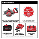 Milwaukee 2931-21HD M18 FUEL 7-1/4" Rear Handle Circular Saw Kit with ONE-KEY (12.0Ah Battery) - 4