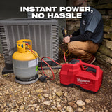 Milwaukee 2938-21 M18 Brushless Refrigerant Recovery Machine Kit with 12.0Ah Battery and Rapid Charger (2 Mesh Filter Screens) - 3