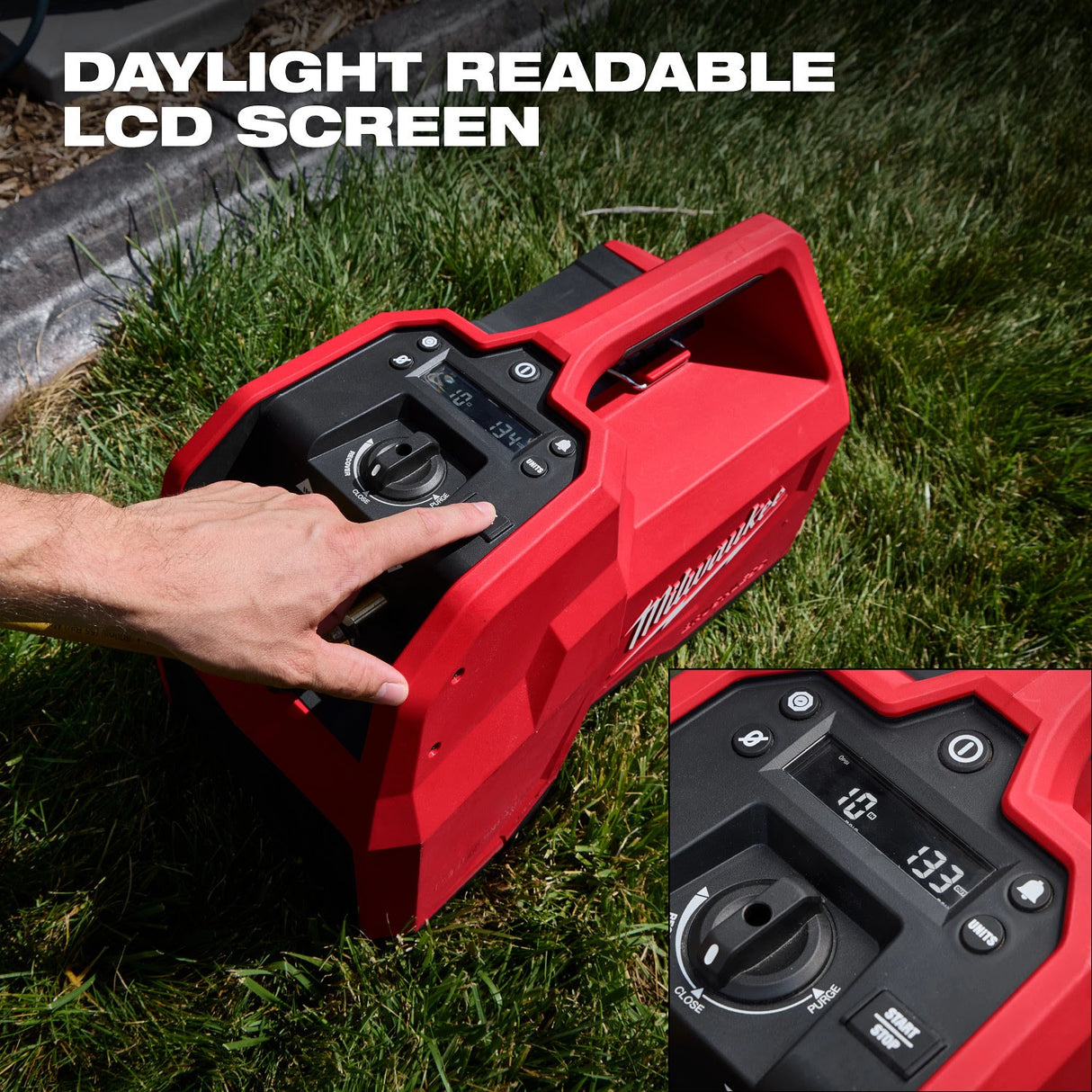 Milwaukee 2938-21 M18 Brushless Refrigerant Recovery Machine Kit with 12.0Ah Battery and Rapid Charger (2 Mesh Filter Screens) - 8