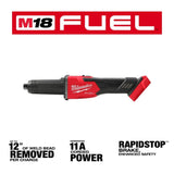 Milwaukee 2939-20 M18 FUEL Braking Die Grinder, Slide Switch - 3