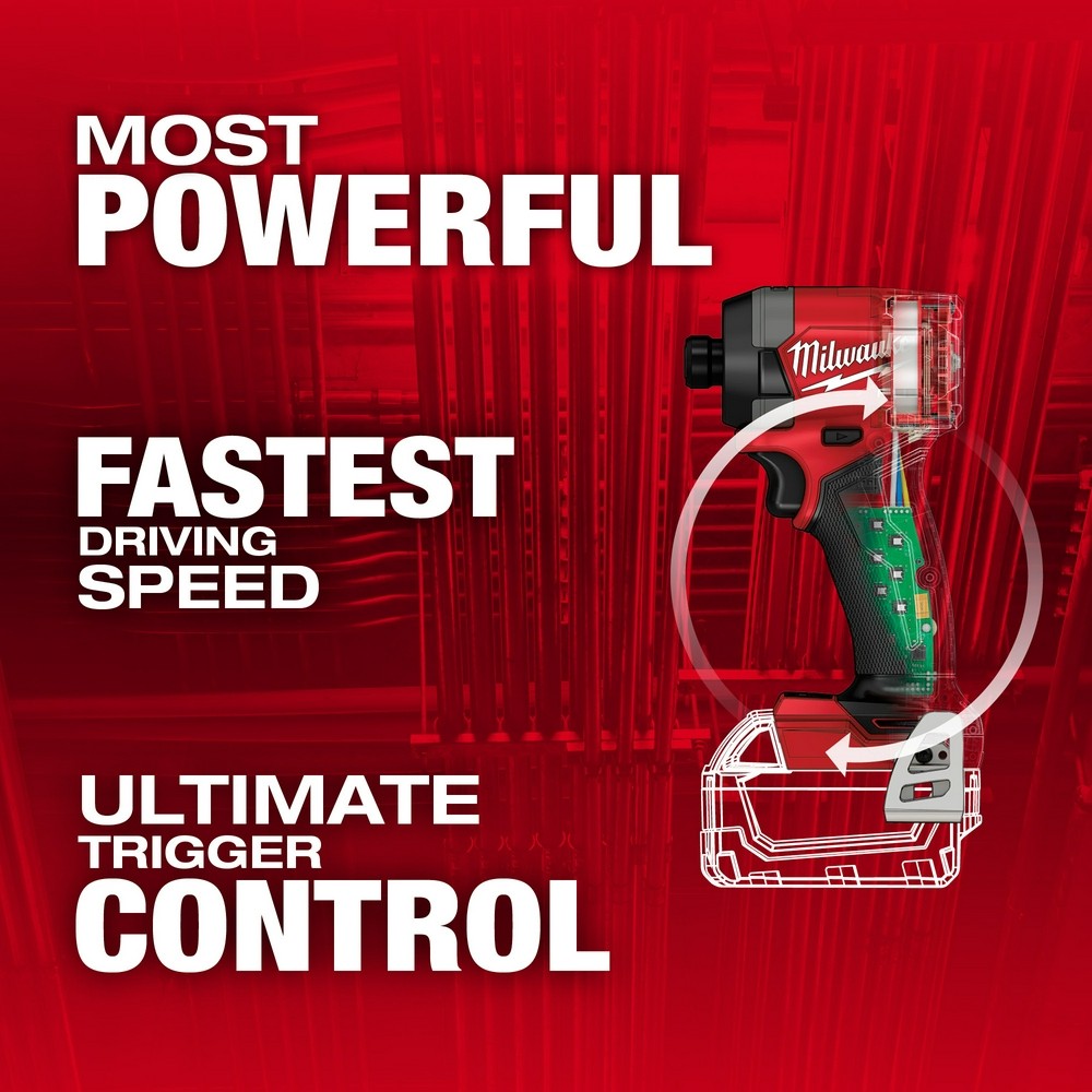Milwaukee 2953-80 M18 FUEL 1/4" Hex Impact Driver Bare Tool (Reconditioned) - 3