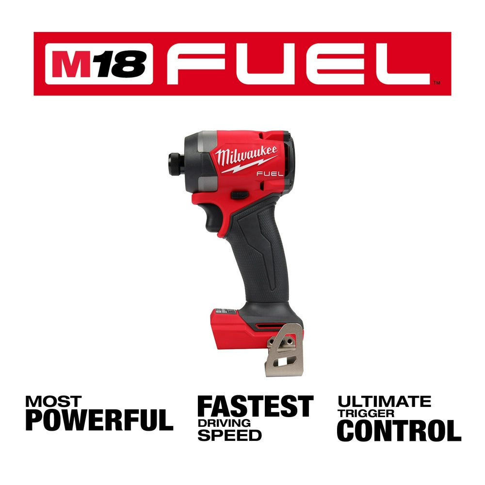 Milwaukee 2953-20 M18 FUEL 1/4" Hex Impact Driver (Bare Tool) - 4