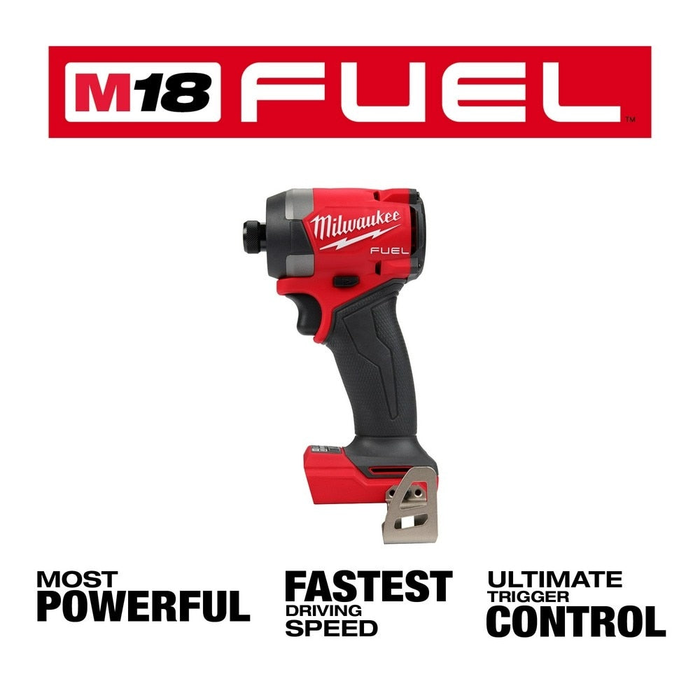 Milwaukee 2953-80 M18 FUEL 1/4" Hex Impact Driver Bare Tool (Reconditioned) - 4