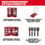 Milwaukee 2953-21HO 18V 1/4" Hex Brushless Cordless Impact Driver PACKOUT Kit with 5 Ah Battery - 5