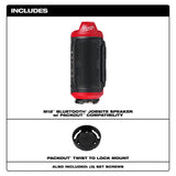 Milwaukee 2955-20 M12 Bluetooth Jobsite Speaker w/ PACKOUT Compatibility - 3