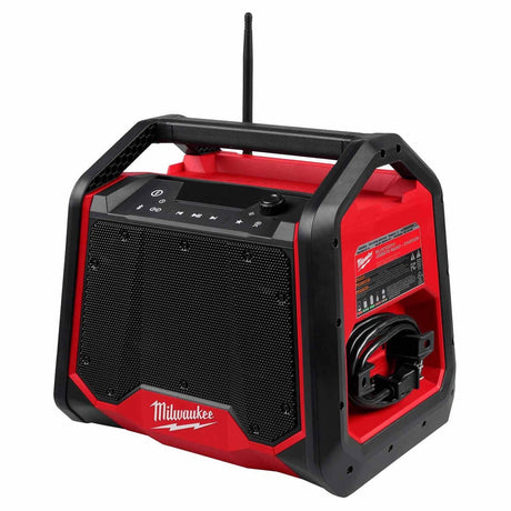 Milwaukee 2956-20 M18 Bluetooth Jobsite Radio and Charger with AUDIO-LINK and USB-C