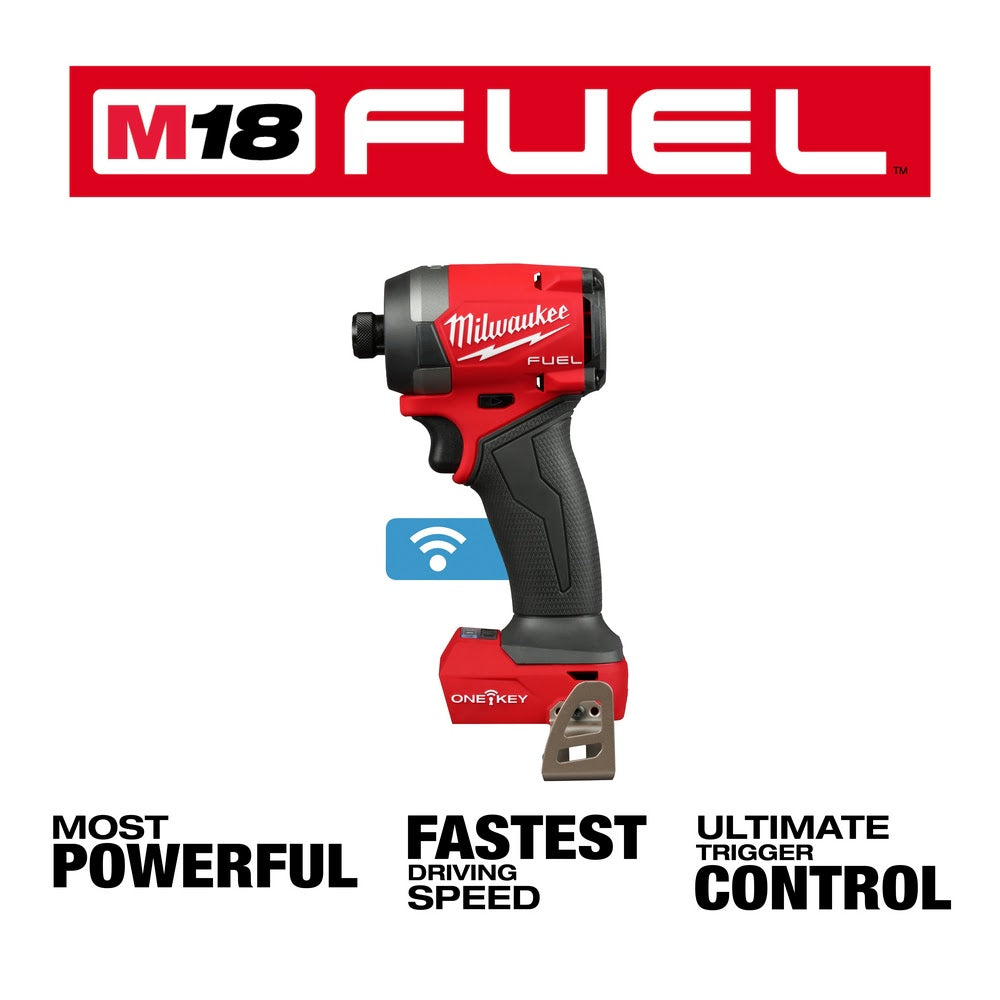 Milwaukee 2957-20 M18 FUEL 1/4" Hex Impact Driver w/ ONE-KEY - 3