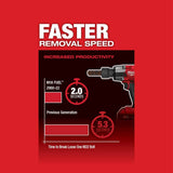 Milwaukee 2960-80 M18 FUEL 3/8" Mid-Torque Impact Wrench with Friction Ring Bare Tool Reconditioned - 7