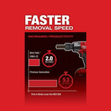 Milwaukee  2960-22  "M18 FUEL™ 3/8 " Mid-Torque Impact Wrench w/ Friction Ring Kit " - 7
