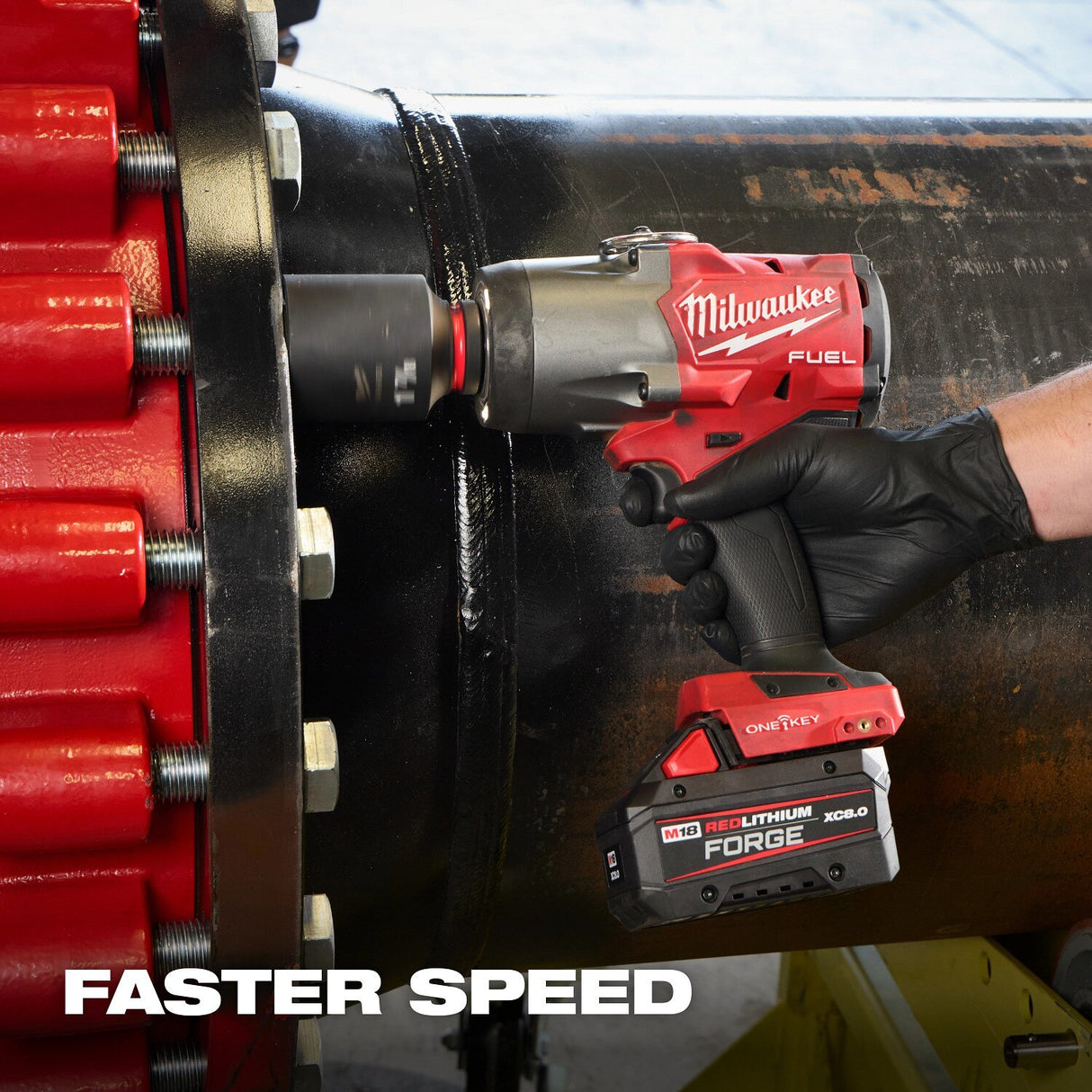 Milwaukee 2964-22 M18 FUEL 3/4" High Torque Impact Wrench Kit with ONE-KEY (2 Batteries) - 9