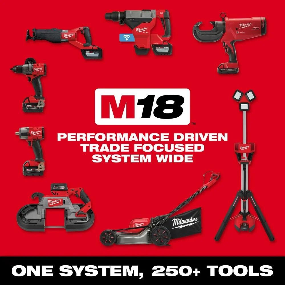 Milwaukee 2967-21B M18 FUEL 1/2" High Torque Impact Wrench w/ Friction Ring Kit - 10