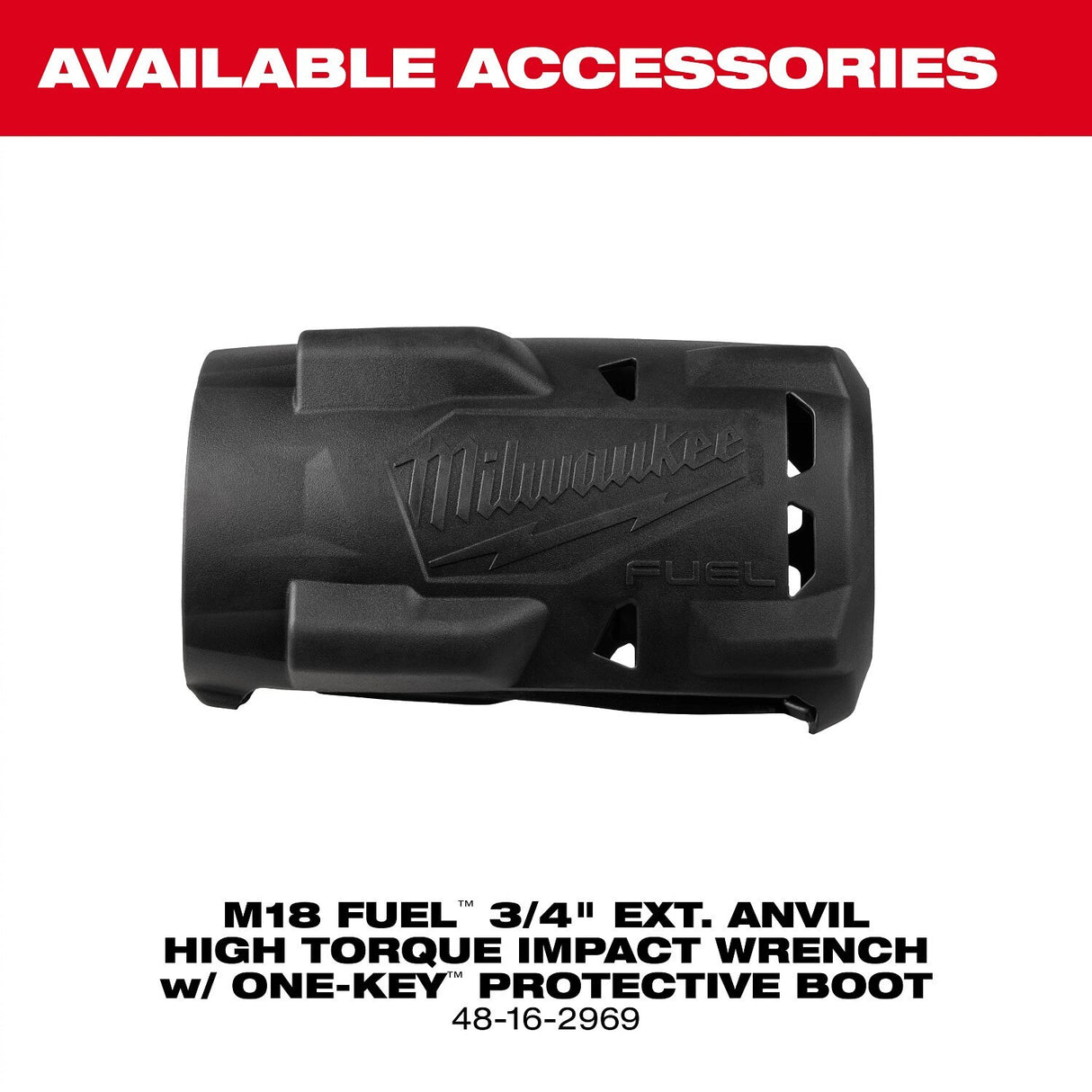 Milwaukee 2969-22 18V 3/4" Extended Anvil High Torque Impact Wrench Kit with ONE-KEY (2 Batteries, 1 Charger) - 12