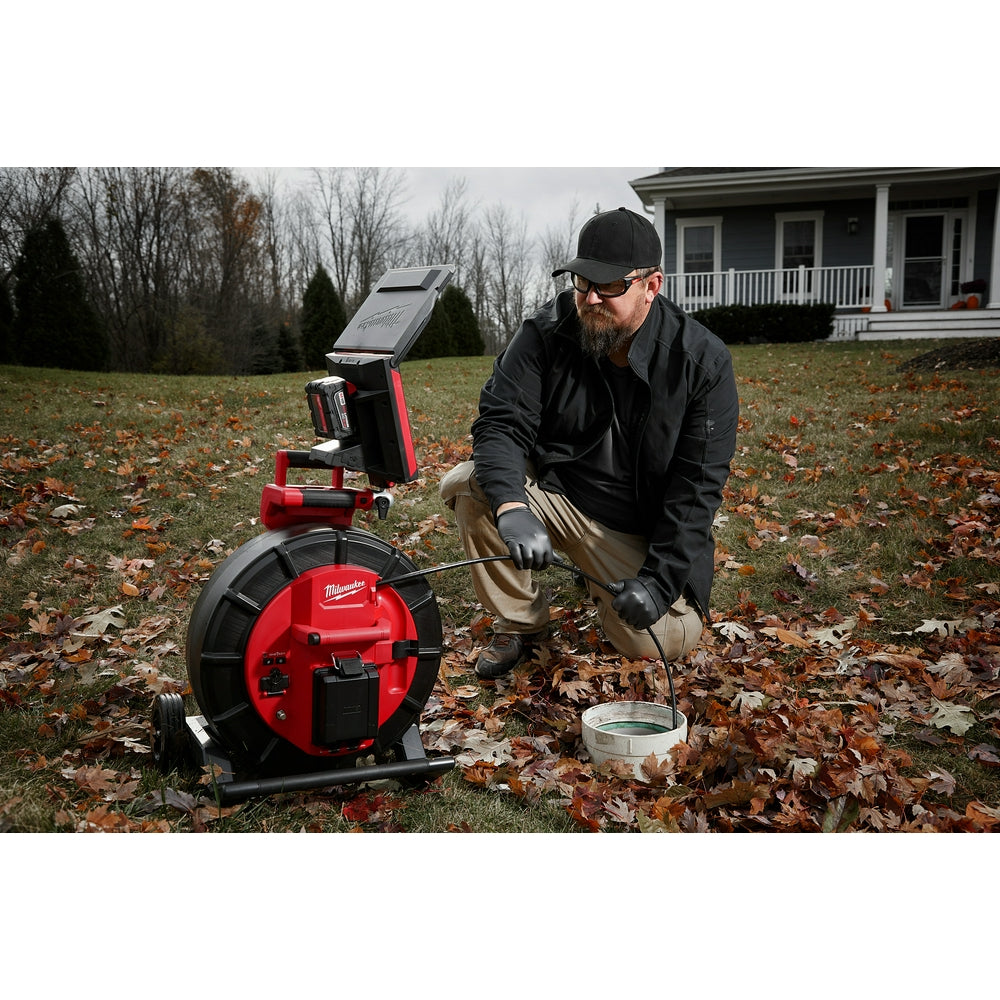 Milwaukee 2975-20 M18 200’ Mid-Stiff Pipeline Inspection Reel - 12