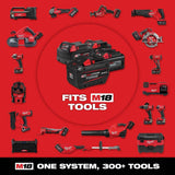 Milwaukee 2978-OCUT M18 FORCE LOGIC 6T Linear Utility Crimper w/ O-D3 Jaw & Cutting Jaws - 14