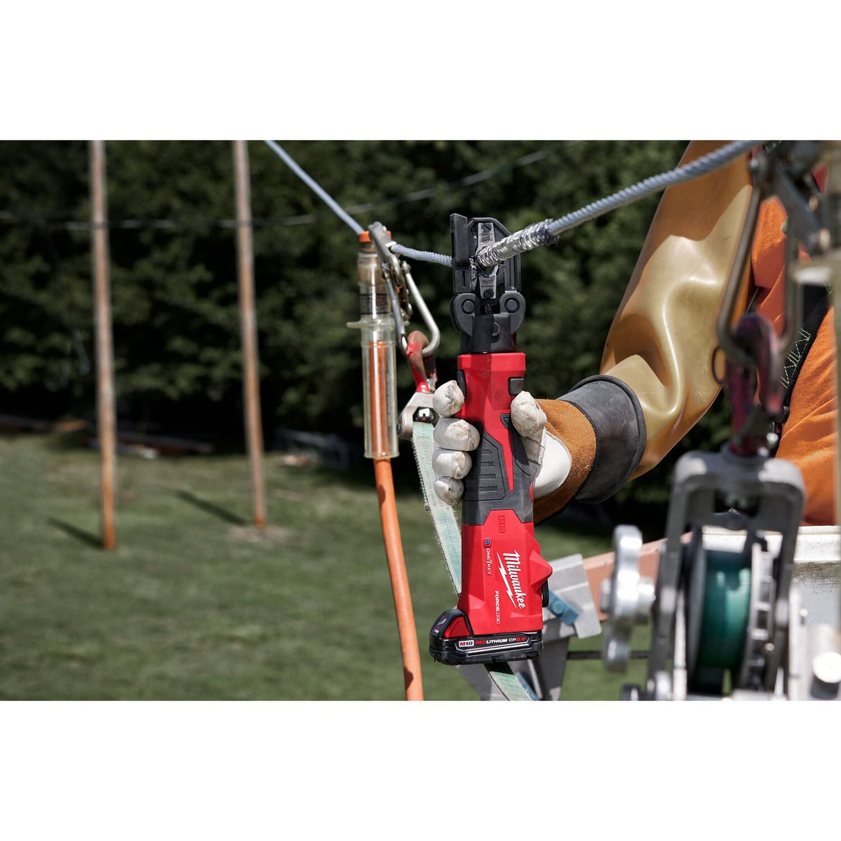 Milwaukee 2979-20 M18 FORCE LOGIC 6T Latched Linear Utility Crimper Tool Only (No Battery) - 9