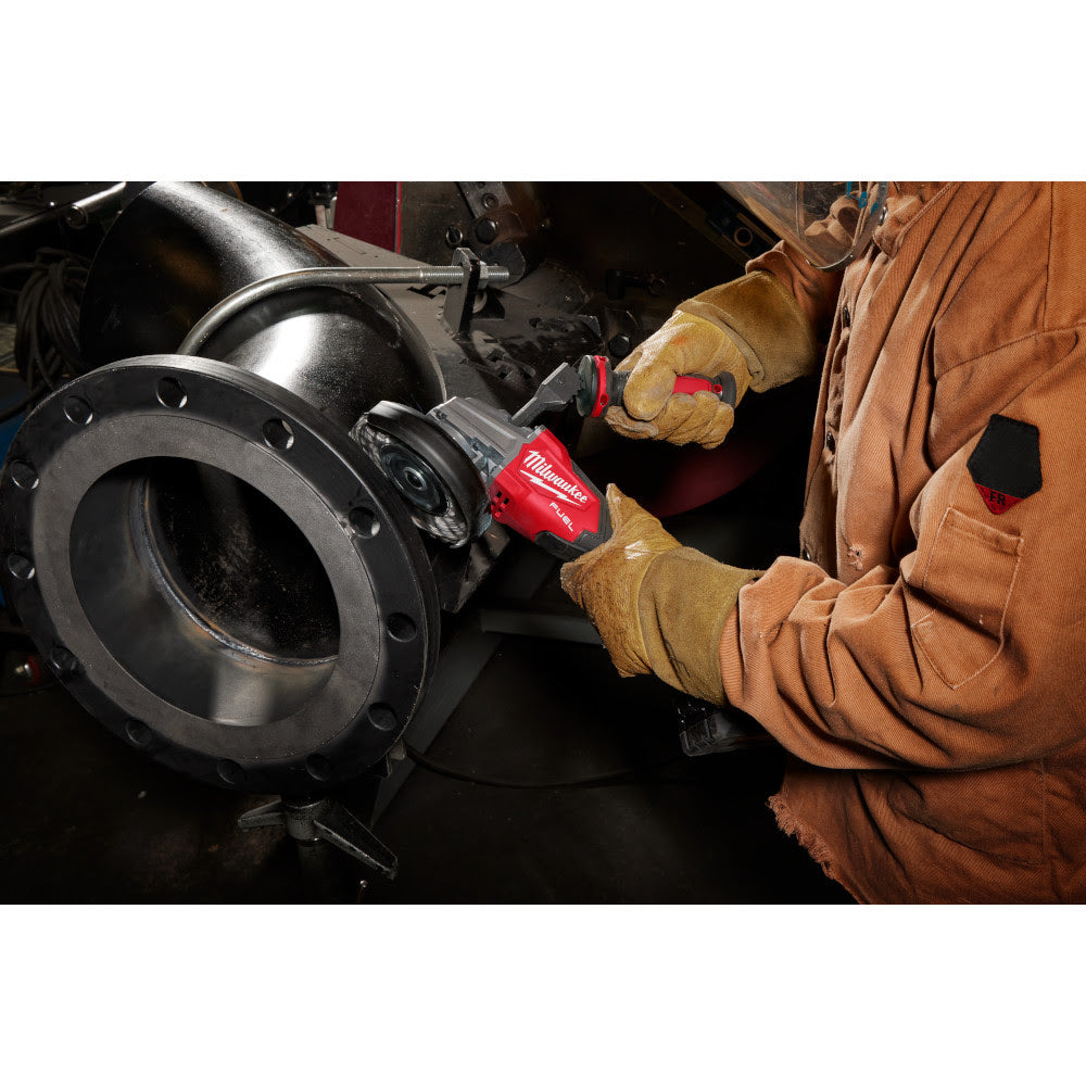 Milwaukee 2986-20 M18 FUEL 4-1/2" / 5" Dual-Trigger Braking Grinder - 10