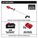 Milwaukee 3006-22 M18 FUEL 17” Dual Battery String Trimmer Kit - 6