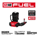 Milwaukee 3009-20 M18 FUEL Dual Battery Backpack Blower - 2