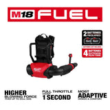 Milwaukee 3009-20 M18 FUEL Dual Battery Backpack Blower - 2