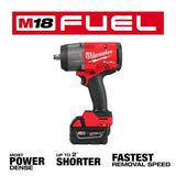Milwaukee 3010-22 M18 FUEL 1/2" HTIW & 3/8" MTIW Automotive Combo Kit - 4