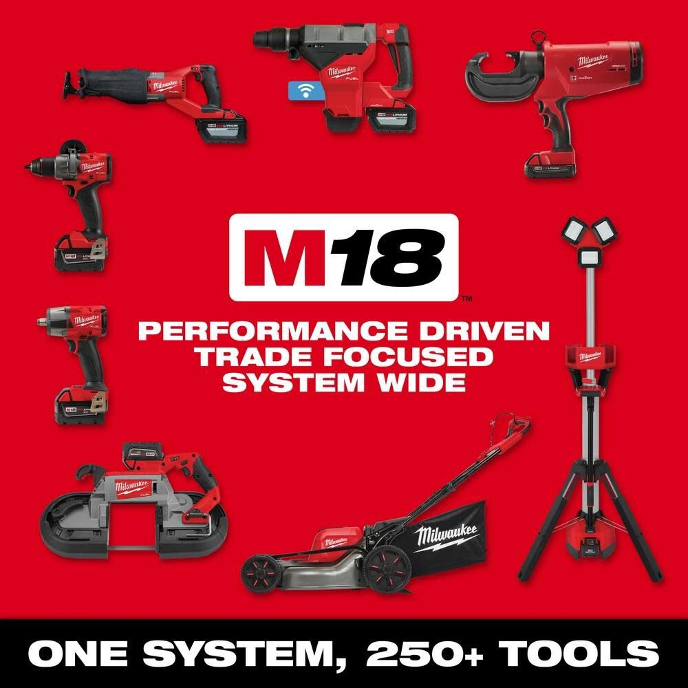 Milwaukee 3010-22 M18 FUEL 1/2" HTIW & 3/8" MTIW Automotive Combo Kit - 11