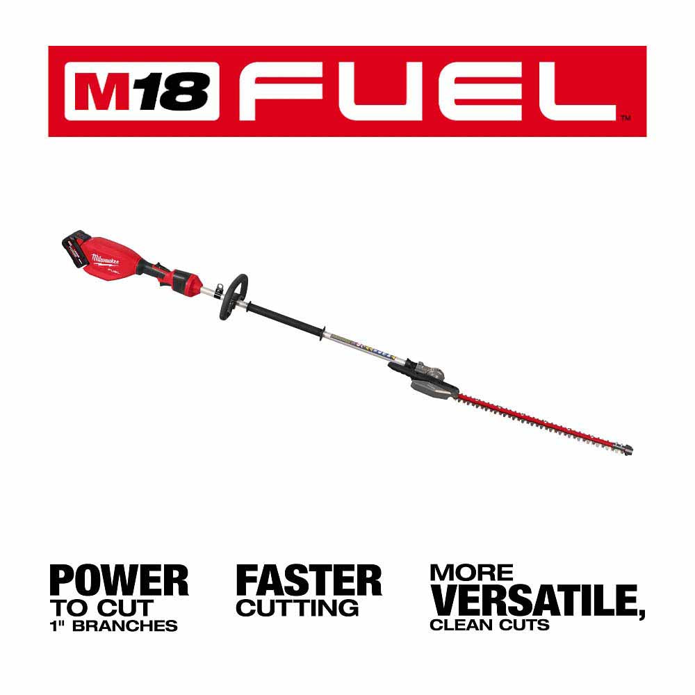 Milwaukee 3012-21 M18 FUEL Pole Articulating Hedge Trimmer Kit - 4