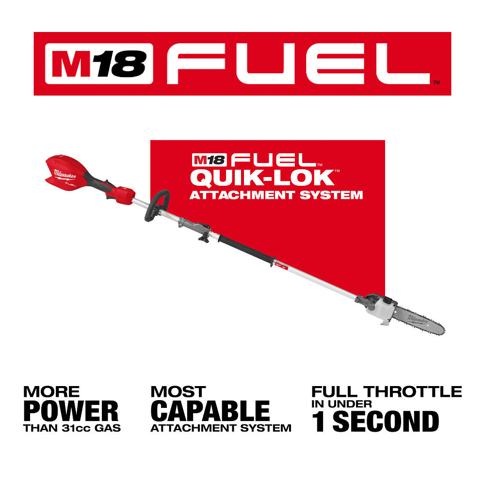 Milwaukee 3016-20PS M18 FUEL Pole Saw w/ QUIK-LOK - 5