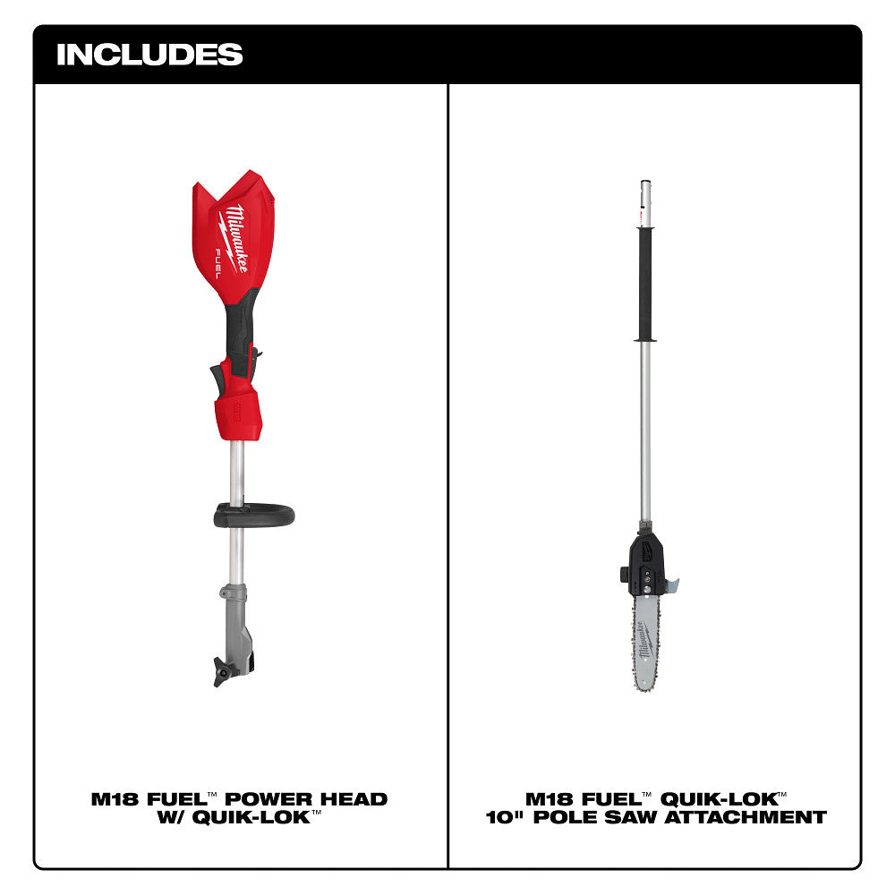 Milwaukee 3016-20PS M18 FUEL Pole Saw w/ QUIK-LOK - 6