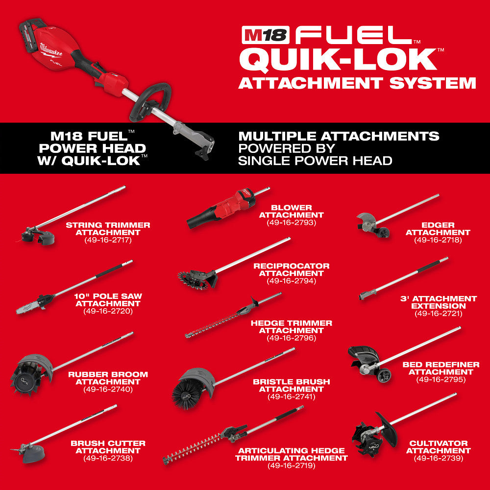 Milwaukee 3016-20 M18 FUEL Power Head w/ QUIK-LOK - 2