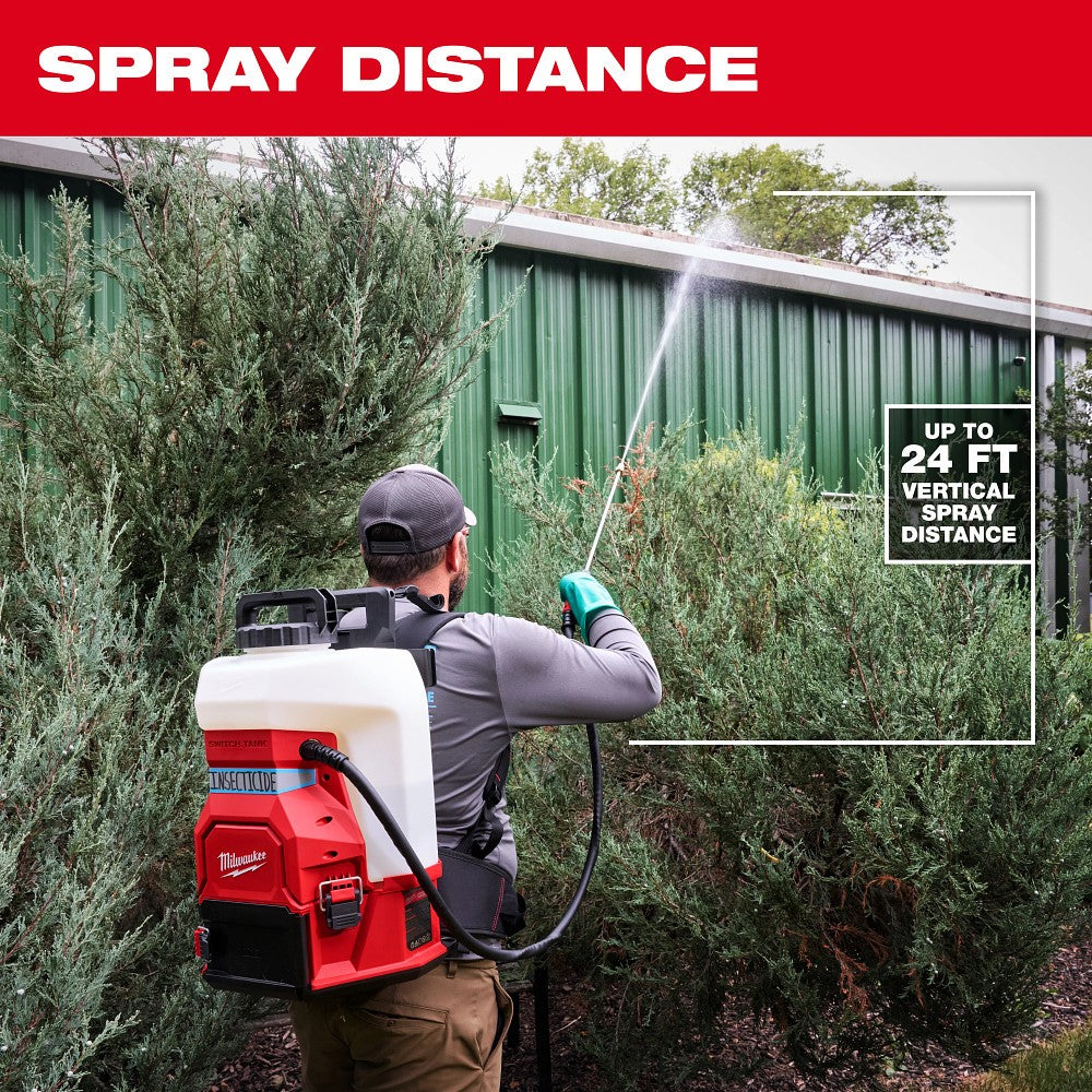 Milwaukee 3019-20PS M18 4-Gallon Backpack Sprayer w/ SWITCH TANK (Tool Only) - 9