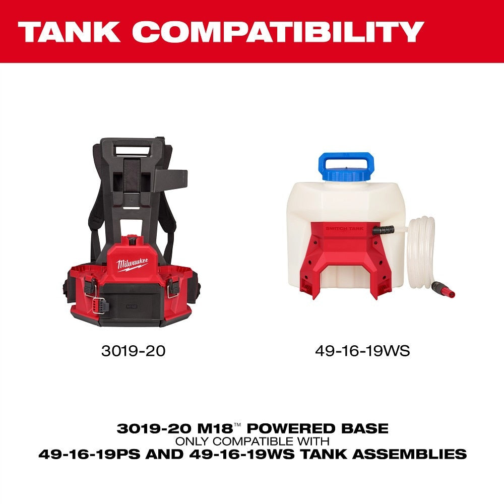Milwaukee 3019-21WS M18 4-Gallon Water Supply Kit w/ SWITCH TANK - 7