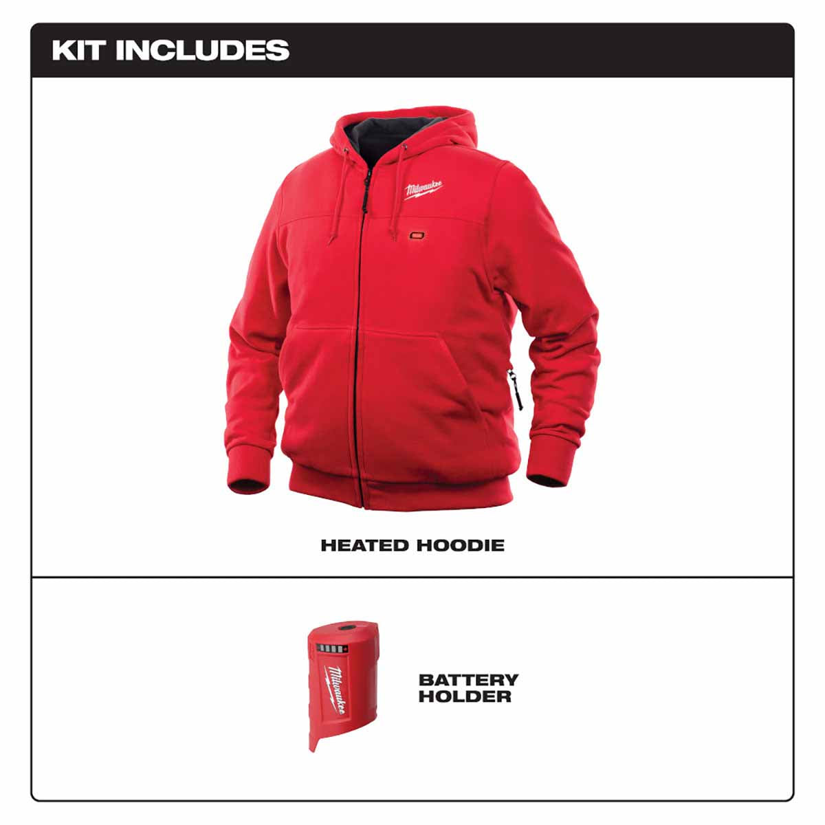 Milwaukee 302R-20 M12 Heated Hoodie Only (Red) - 9