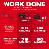 Milwaukee 3033-21 M18 FUEL 24" Hedge Trimmer Kit - 6