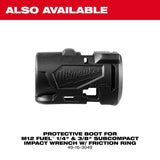 Milwaukee 3048-20 M12 FUEL 1/4" Subcompact Impact Wrench with Friction Ring - 10