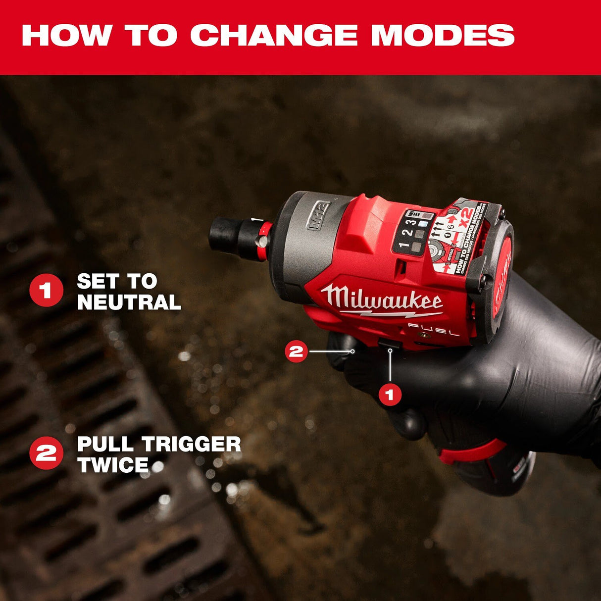 Milwaukee 3048-20 M12 FUEL 1/4" Subcompact Impact Wrench with Friction Ring - 11