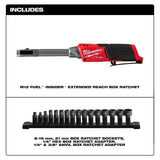 Milwaukee 3050-20 M12 FUEL INSIDER Extended Reach Box Ratchet - 3